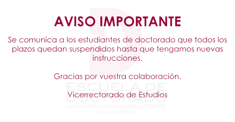 Suspensión de todos los plazos
